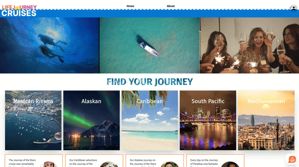 Moving graphic of blue ocean coding project